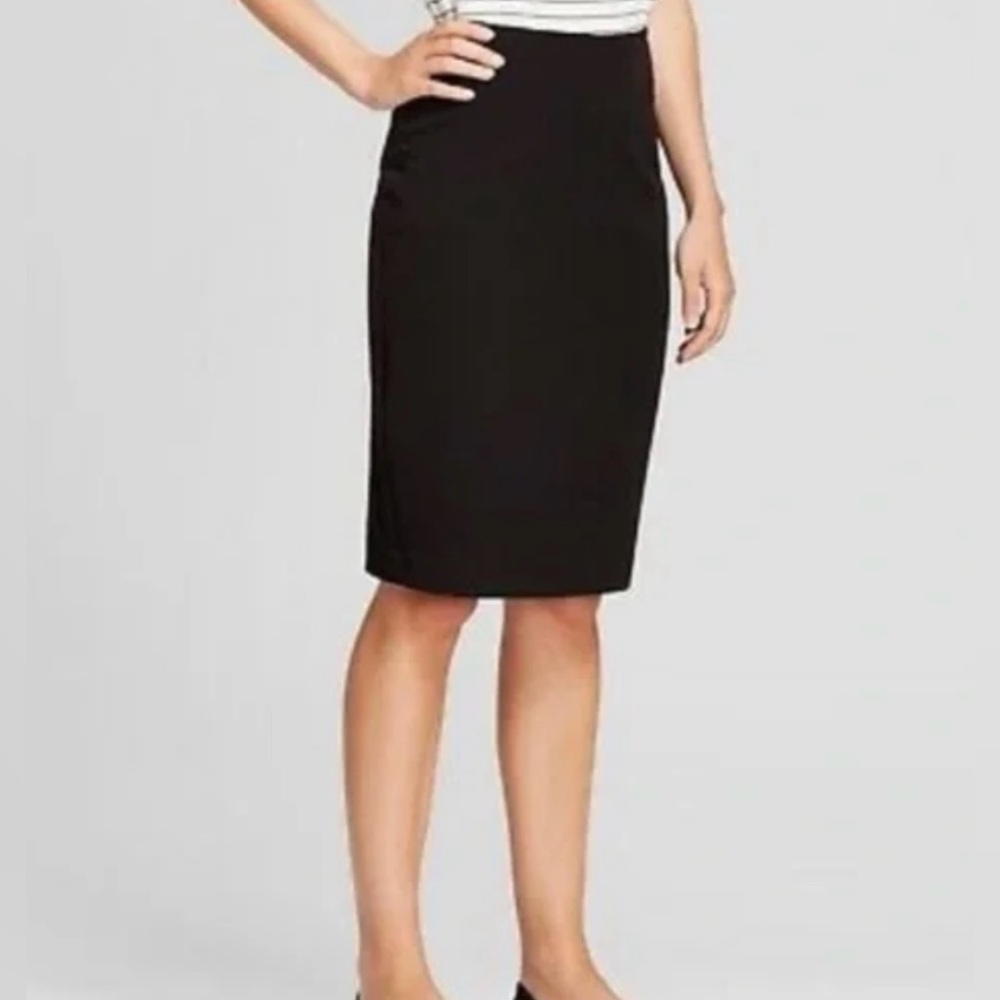 A New Day Black Pencil Skirt Size 16